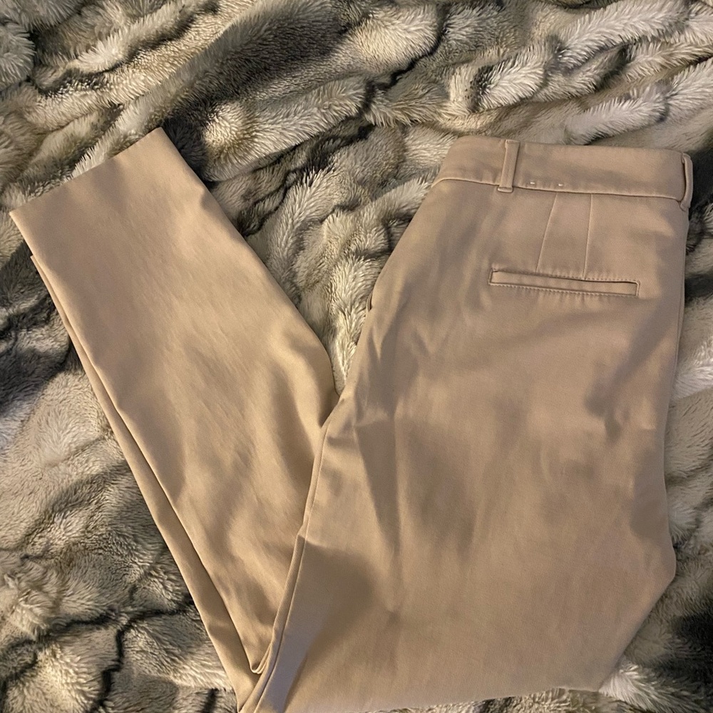Women Tan Work Pants
